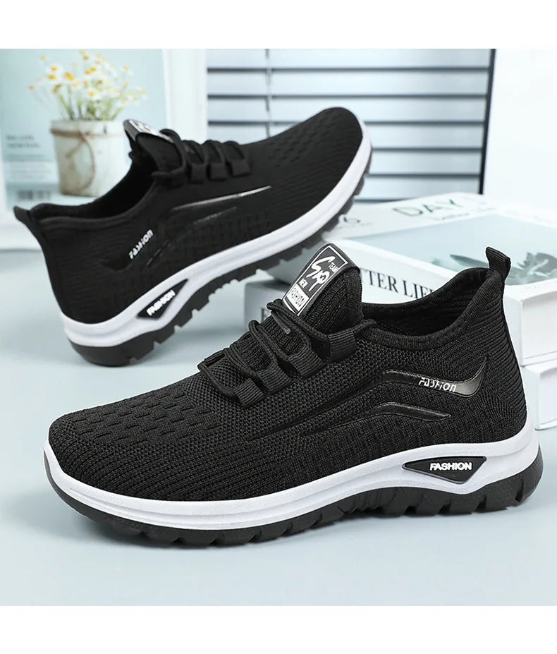 Autumn Women Casual Shoes Breathable Walking Mesh Lace Up Flat Shoes Sneakers Women Tenis Feminino Pink Zapatillas De Mujer