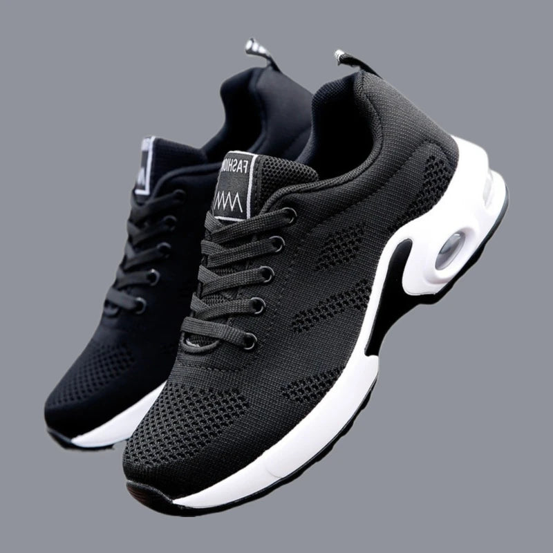 Dames Platform Sneakers - Ademende Mesh Chunky Sportschoenen Zomer 2025