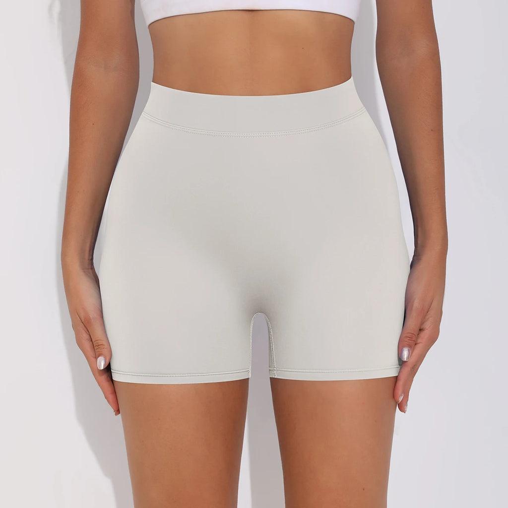 Women's Sexy Stretch Yoga Shorts With Hip Lifting And Abdominal Tightening Tight Fitness Wearing Running Pants Externally