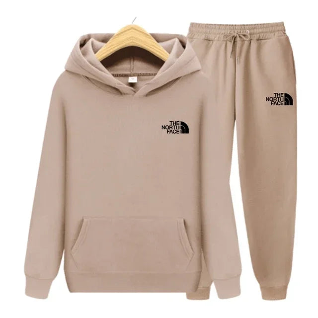 2025 Men's and women's printed casual sets, running and outdoor fitness sets, luxury sports caps, sweatshirts and pants 16