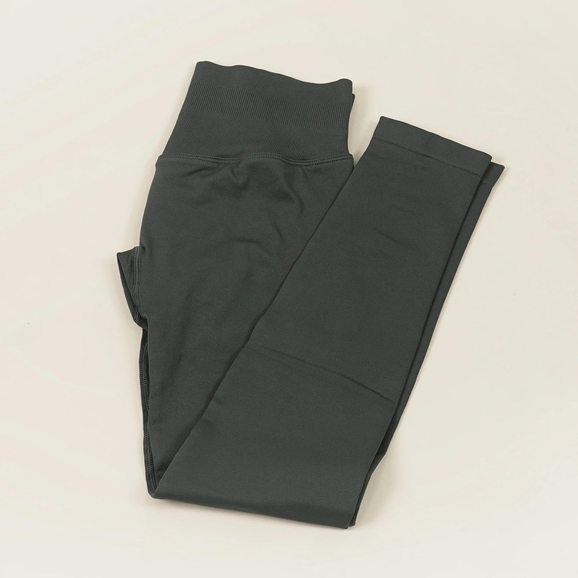 VEQKING Dames Yoga Legging - Scrunch Butt Naadloos - Hoge Taille Sportlegging Shark Gray