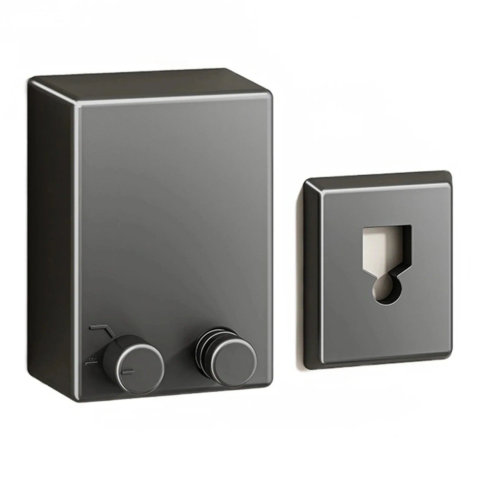 Retractable Clothesline Clothes Line, Metal Adjustable Drying Rope Wire Dryer with ABS Case+Aluminum, Self Adhesive Wall Mount black-4.2m