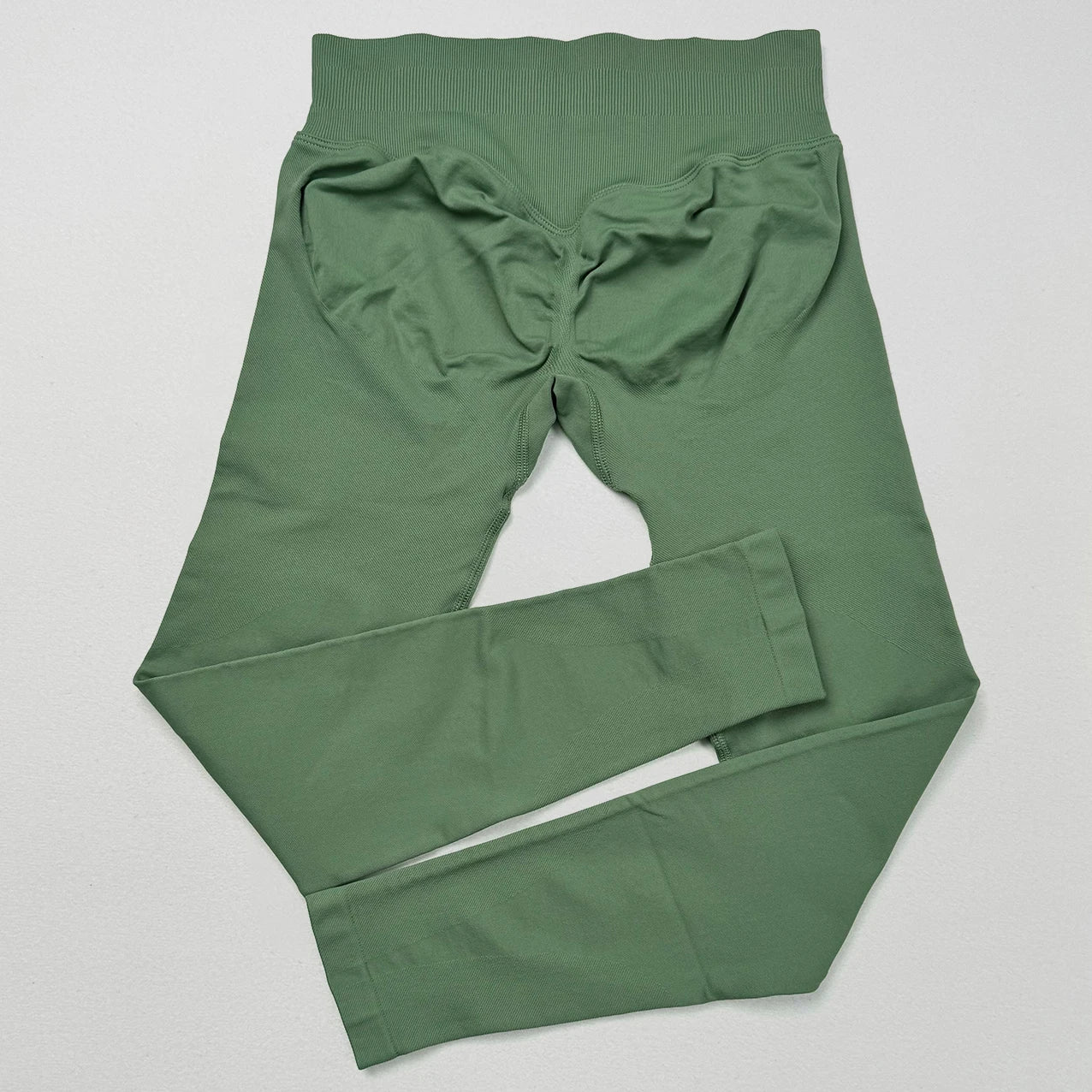 VEQKING Dames Yoga Legging - Scrunch Butt Naadloos - Hoge Taille Sportlegging Pistachio