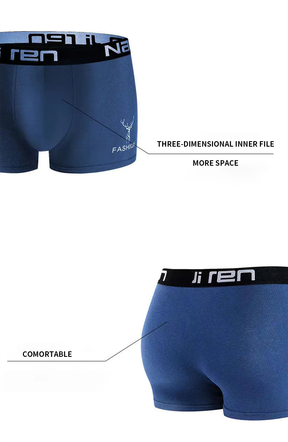 4/8PCS Men's Panties Pure Cotton Underwear Boxer Shorts Breathable Comfortable Plus Size Man Underpants Boxershorts Lot L-4XL