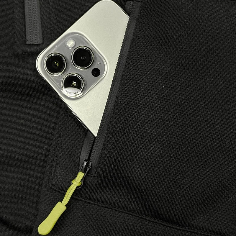 Heren Hoodie Set met Broek - Outdoor Sportkleding met Multi-Pocket