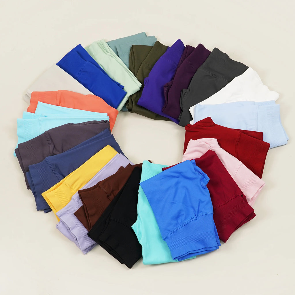 VEQKING Dames Yoga Legging - Scrunch Butt Naadloos - Hoge Taille Sportlegging