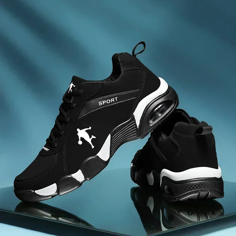 Mens Casual Sneakers Outdoors Walking Sport Men Shoes Linght Breathable Hardwearing Tennis Comfortable Luxury Tenis Sneaker Joan Black White