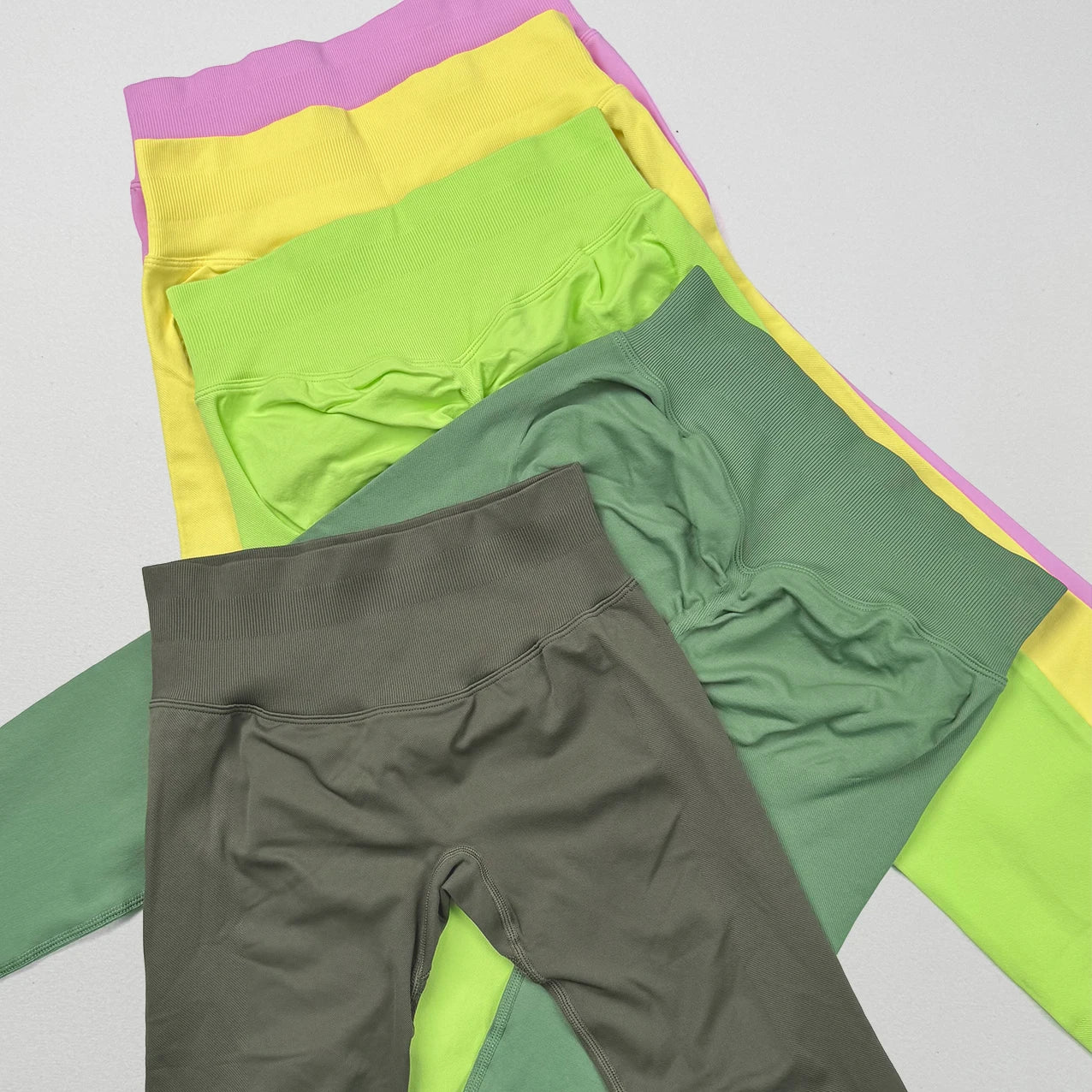 VEQKING Dames Yoga Legging - Scrunch Butt Naadloos - Hoge Taille Sportlegging