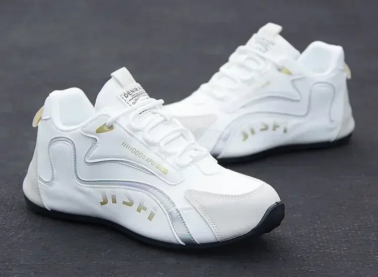 Heren Waterproof Sneakers PU Leer - Ademend Antislip Casual Sportschoenen