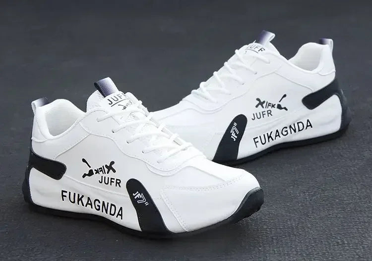 Heren Waterproof Sneakers PU Leer - Ademend Antislip Casual Sportschoenen