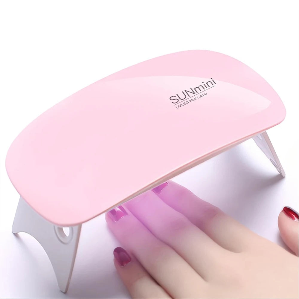 Opvouwbare Nagellamp 6W UV LED - Draagbare Gel Nagellak Droger