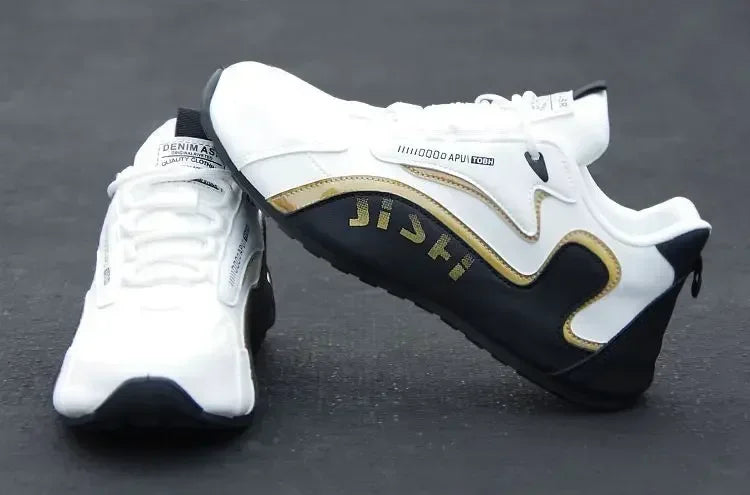 Heren Waterproof Sneakers PU Leer - Ademend Antislip Casual Sportschoenen