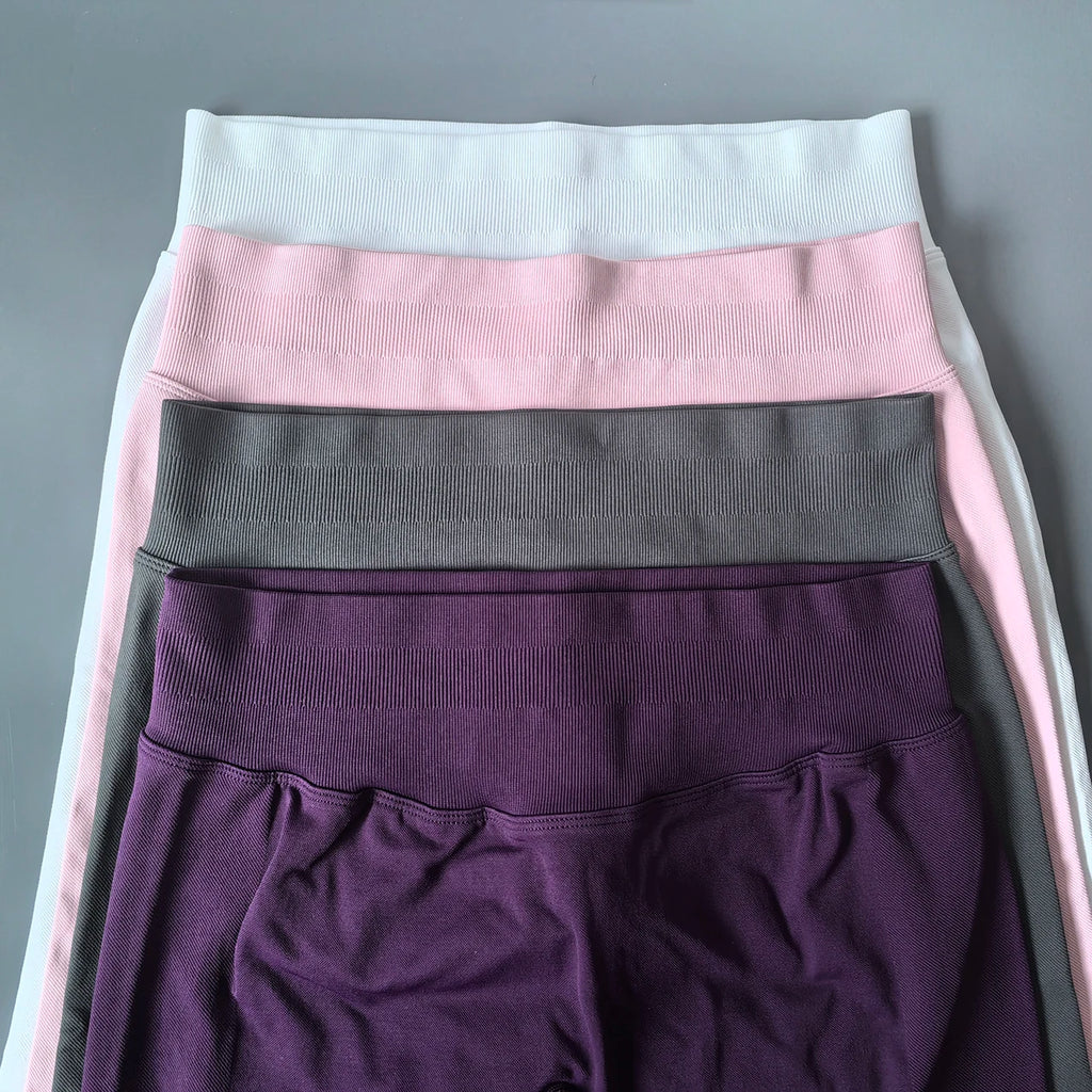 VEQKING Dames Yoga Legging - Scrunch Butt Naadloos - Hoge Taille Sportlegging