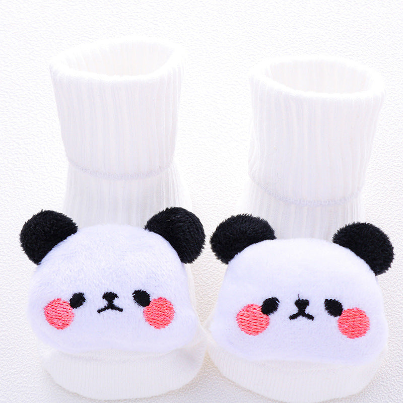 Baby Antislip Sokken - Schattige Strikjes Design - Vloersokken Panda style
